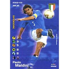 076/107 Paolo Maldini rara -NEAR MINT-