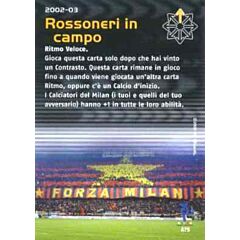 A75 Rossoneri in campo comune -NEAR MINT-