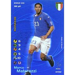 077/107 Marco Materazzi rara foil -NEAR MINT-