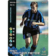 029/100 Andy Van Der Meyde rara foil -NEAR MINT-