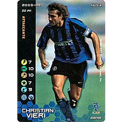 030/100 Christian Vieri rara foil -NEAR MINT-