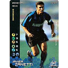 031/100 Javier Zanetti rara foil -NEAR MINT-