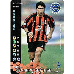 063/100 Ivan Gennaro Gattuso rara foil -NEAR MINT-
