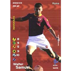 102/115 Walter Samuel rara -NEAR MINT-