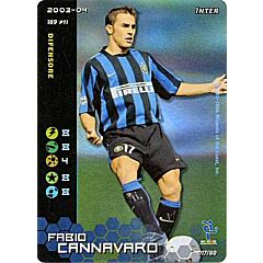 017/80 Fabio Cannavaro rara foil -NEAR MINT-