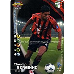 049/80 Claudio Serginho comune -NEAR MINT-