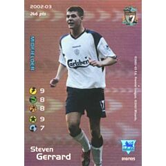 010/150 Steven Gerrard rara foil -NEAR MINT-