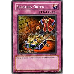 SD1-EN025 Reckless Greed comune 1st edition -NEAR MINT-