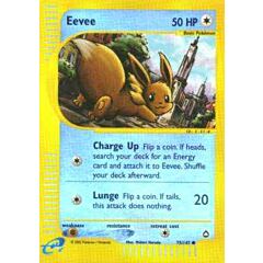 075 / 147 Eevee comune foil reverse (EN) -NEAR MINT-