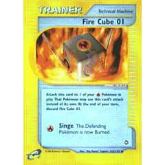 122 / 147 Fire Cube 01 non comune foil reverse (EN) -NEAR MINT-