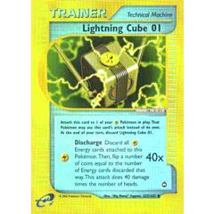 127 / 147 Lightning Cube 01 non comune foil reverse (EN) -NEAR MINT-