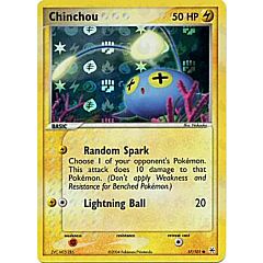 057 / 101 Chinchou comune foil speciale (EN) -NEAR MINT-