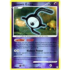 065 / 123 Unown E LV.18 non comune foil reverse (EN) -NEAR MINT-