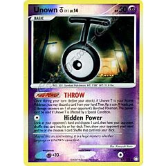 067 / 123 Unown T LV.14 non comune foil reverse (EN) -NEAR MINT-