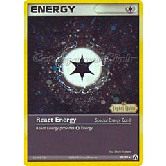 82 / 92 React Energy rara foil speciale (EN) -NEAR MINT-