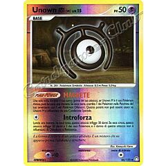 066 / 123 Unown M LIV.15 non comune foil reverse (IT) -NEAR MINT-