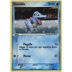 079 / 101 Totodile comune foil speciale (IT) -NEAR MINT-