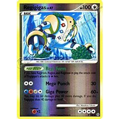 009 / 100 Regigigas LV.47 rara foil reverse (EN) -NEAR MINT-