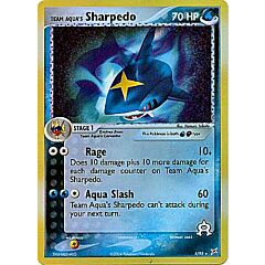 05 / 95 Team Aqua's Sharpedo rara foil reverse (EN) -NEAR MINT-