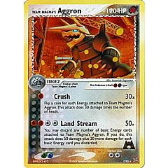 07 / 95 Team Magma's Aggron rara foil reverse (EN) -NEAR MINT-