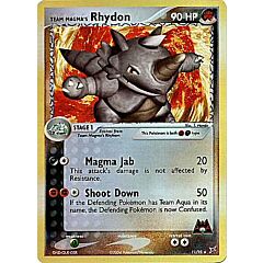 11 / 95 Team Magma's Rhydon rara foil reverse (EN) -NEAR MINT-