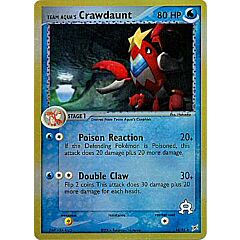 14 / 95 Team Aqua's Crawdaunt rara foil reverse (EN) -NEAR MINT-