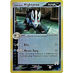 15 / 95 Team Aqua's Mightyena rara foil reverse (EN) -NEAR MINT-