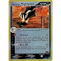 21 / 95 Team Magma's Mightyena rara foil reverse (EN) -NEAR MINT-