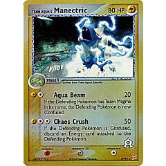 29 / 95 Team Aqua's Manectric non comune foil reverse (EN) -NEAR MINT-