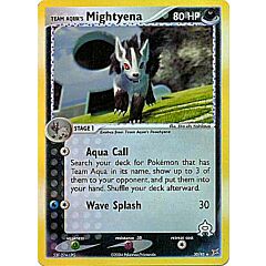 30 / 95 Team Aqua's Mightyena non comune foil reverse (EN) -NEAR MINT-