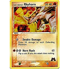 38 / 95 Team Magma's Rhyhorn non comune foil reverse (EN) -NEAR MINT-