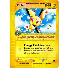 022 / 165 Pichu rara foil reverse (EN) -NEAR MINT-
