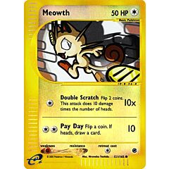 121 / 165 Meowth comune foil reverse (EN) -NEAR MINT-