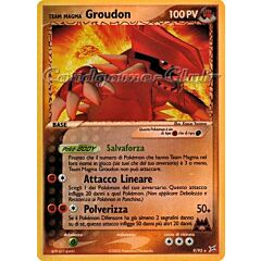 09 / 95 Team Magma Groudon rara foil reverse (IT) -NEAR MINT-