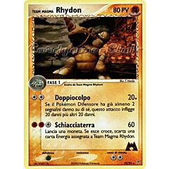 22 / 95 Team Magma Rhydon rara foil reverse (IT) -NEAR MINT-