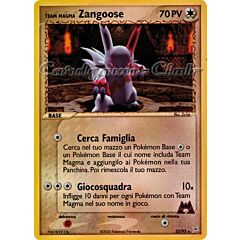 23 / 95 Team Magma Zangoose rara foil reverse (IT) -NEAR MINT-