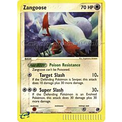 014 / 100 Zangoose rara foil reverse (EN) -NEAR MINT-