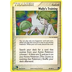 089 / 100 Wally's Training non comune foil reverse (EN)  -GOOD-