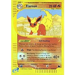 008 / 144 Flareon rara foil reverse (EN) -NEAR MINT-