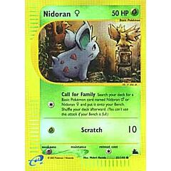 081 / 144 Nidoran F- 04 comune foil reverse (EN) -NEAR MINT-