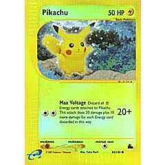 084 / 144 Pikachu comune foil reverse (EN) -NEAR MINT-