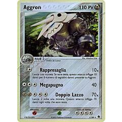 001 / 109 Aggron rara foil reverse (IT) -NEAR MINT-