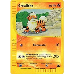 062 / 144 Growlithe comune foil reverse (IT) -NEAR MINT-