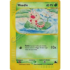 114 / 144 Weedle F- 01 comune foil reverse (IT) -NEAR MINT-