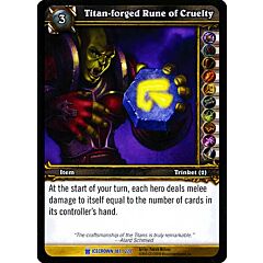 ICECROWN 187 / 220 Titan-forged Rune of Cruelty rara -NEAR MINT-