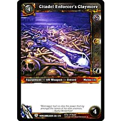 WORLDBREAKER 238 / 270 Citadel Enforcer's Claymore comune (EN) -NEAR MINT-