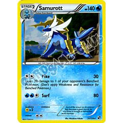 031 / 114 Samurott rara foil (EN) -NEAR MINT-