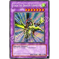 LOB-E102 Gaia the Dragon Champion rara segreta Unlimited (EN)