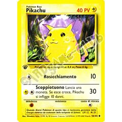 058 / 102 Pikachu comune 1a edizione (IT) -NEAR MINT-