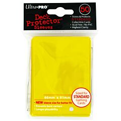 Proteggi carte standard pacchetto da 50 bustine 66mm x 91mm Canary Yellow